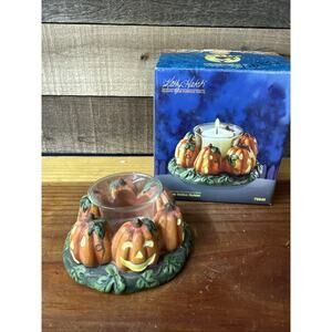 Kathy Hatch Escape From Pumpkin Patch Pumpkin Votive Holder Halloween-box